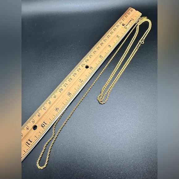 Set of 2 Vintage Signed Napier Gold Tone Detailed Rope Chain Necklace Costume - Picture 2 of 8